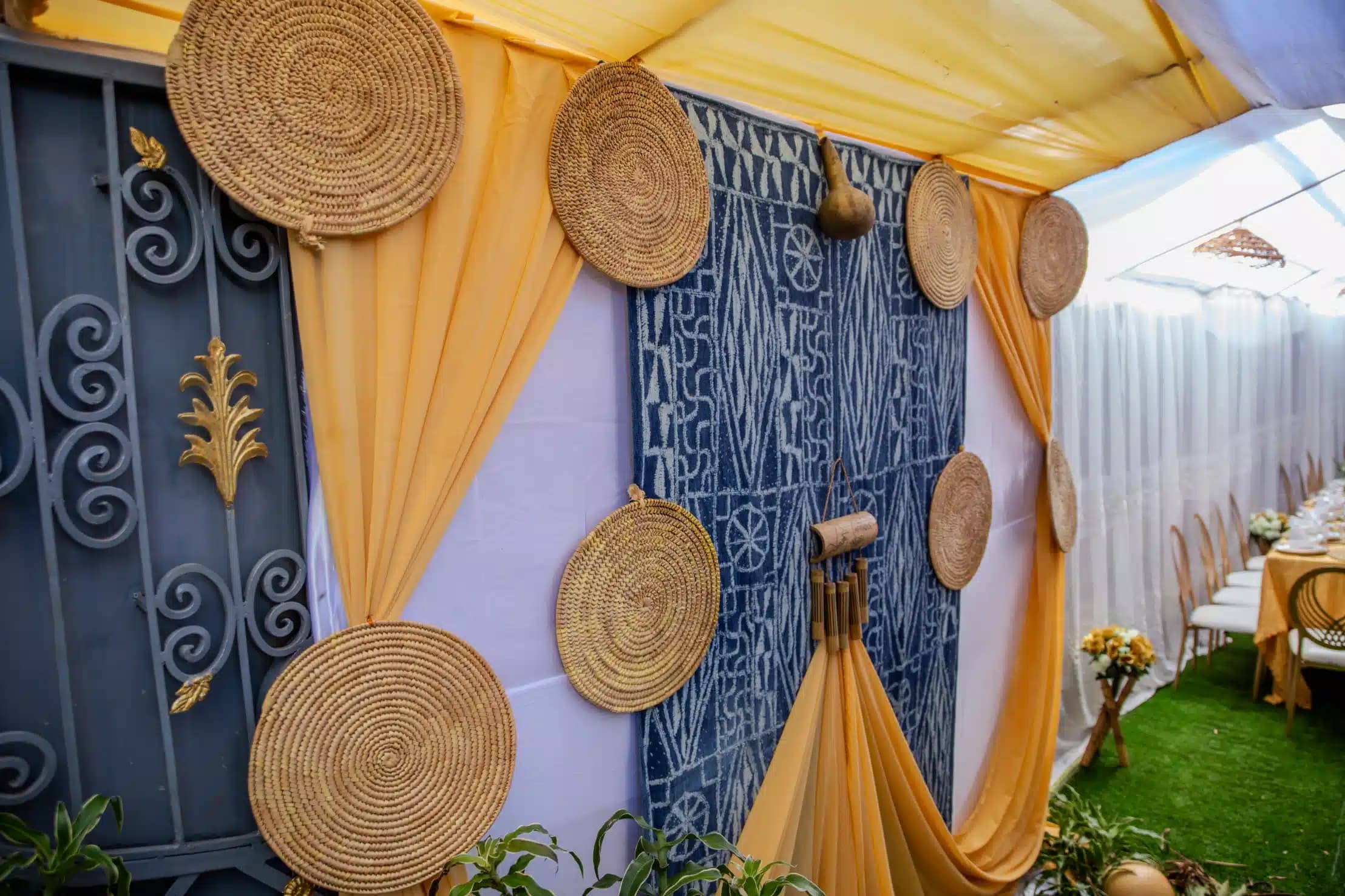 Décoration mariage traditionnel à Bafoussam