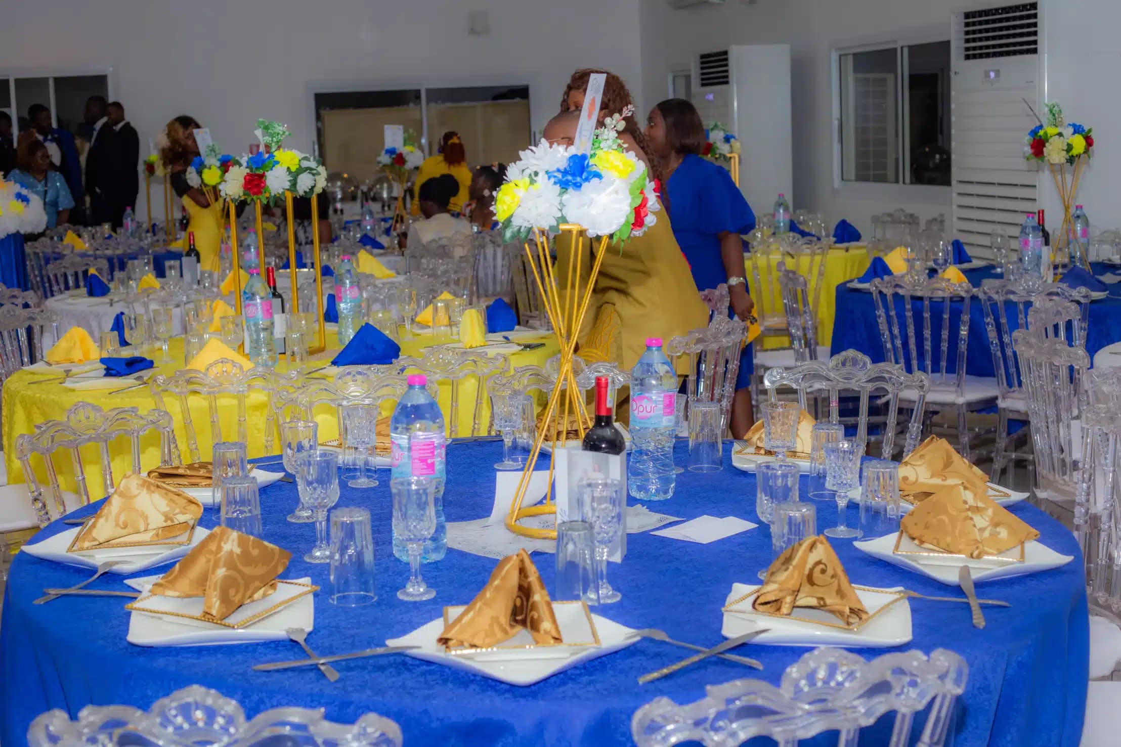 Vue salle de fête Perenco Ndokoti