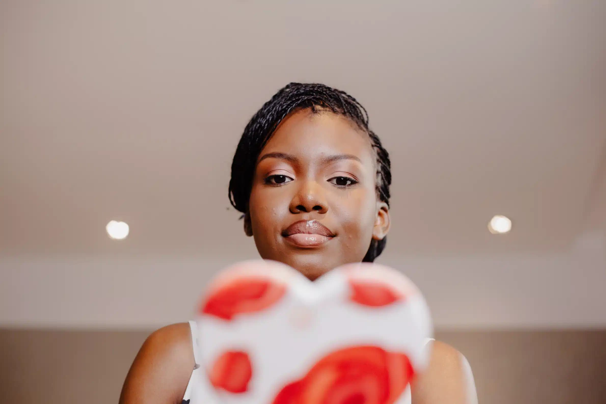 Bride's wedding makeup